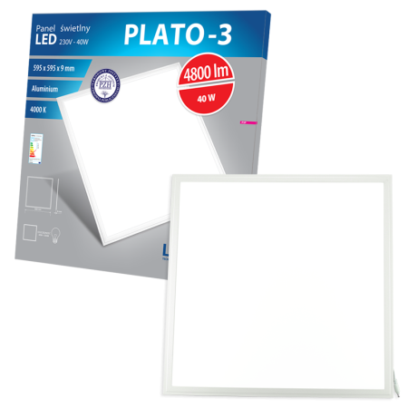 Panel LED 60x60 40W 230V 4000K PLATO 3