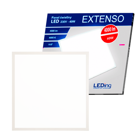 Panel LED 60x60 40W 230V 4000K EXTENSO