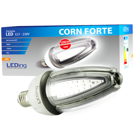 Żarówka LED E27 Corn 10W 230V 4000K FORTE