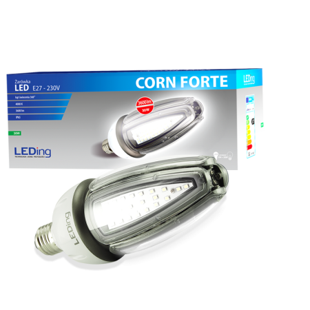 Żarówka LED E27 Corn 30W 230V 4000K FORTE