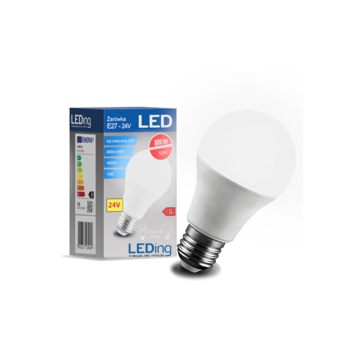 Żarówka LED 10W 12/24V AC/DC 4000K