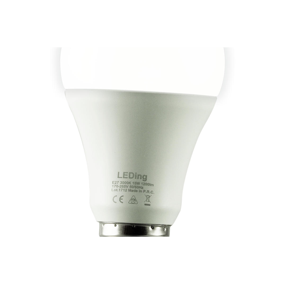 Żarówka LED E27 15W 230V 3000K pół bańka