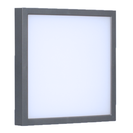 Plafon dwustrumieniowy LED 4W po zmierzchu 18W po rozświetleniu MV PLAZA z ramką + pilot