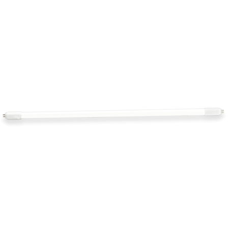 Lampa fluorescencyjna w kształcie rurki.