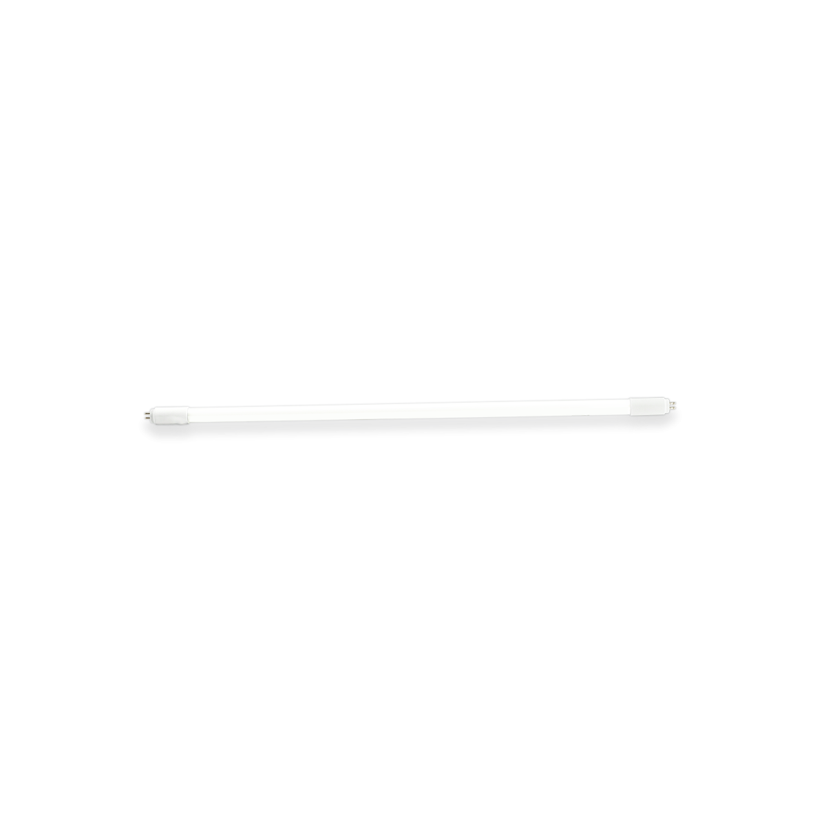Lampa fluorescencyjna w kształcie rurki.