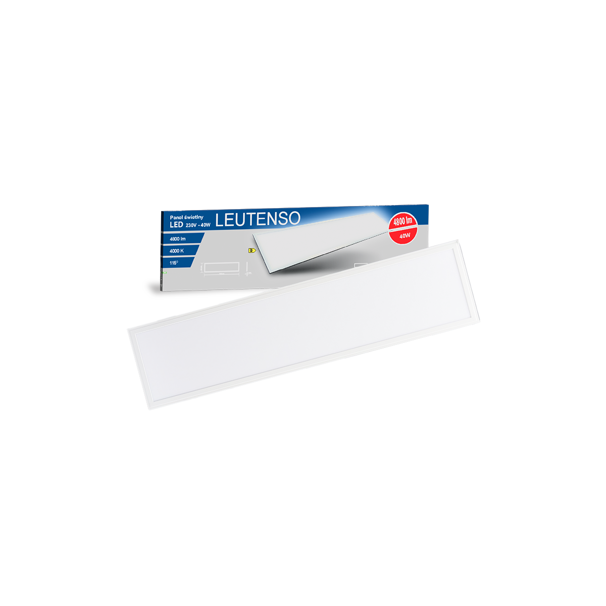 Panel LED 30x120 40W 7200lm 4000K LEUTENSO 2