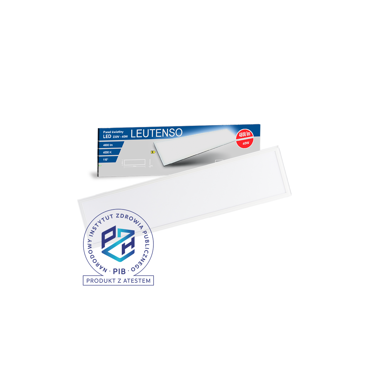 Panel LED 30x120 40W 7200lm 4000K LEUTENSO 2