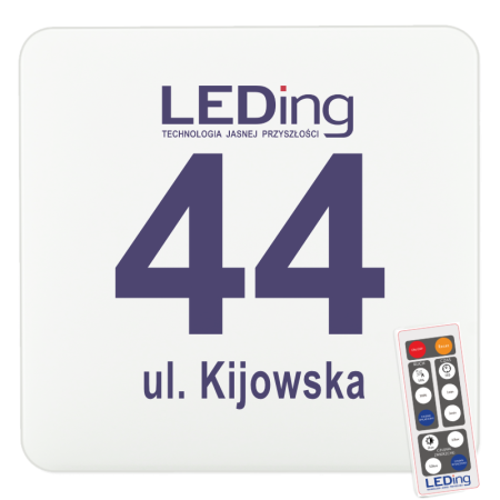 Plafon LED z czujnikiem zmierzchowym 4W 230V 420lm 280mm PIKTO PLAZA z pilotem