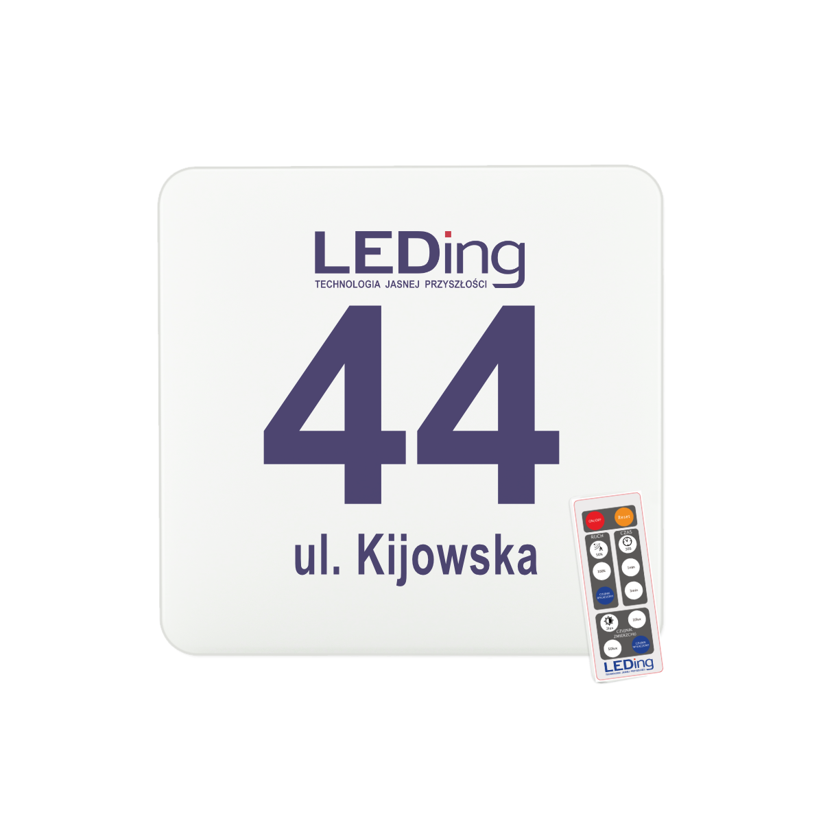 Plafon LED z czujnikiem zmierzchowym 4W 230V 420lm 280mm PIKTO PLAZA z pilotem