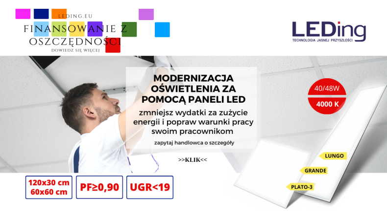 Jakie są plusy z modernizacji oświetlenia panelami LED?