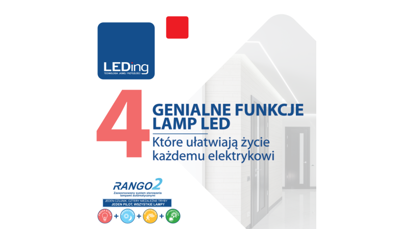 Lampy LED z czujnikiem ruchu i zmierzchu – jak działa sterowanie pilotem Rango-2?